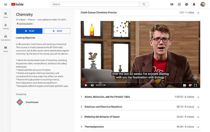 YouTube wprowadza playlisty edukacyjne, aby zapewnić dedykowane środowisko do nauki osobom, które odwiedzają YouTube, aby się uczyć.