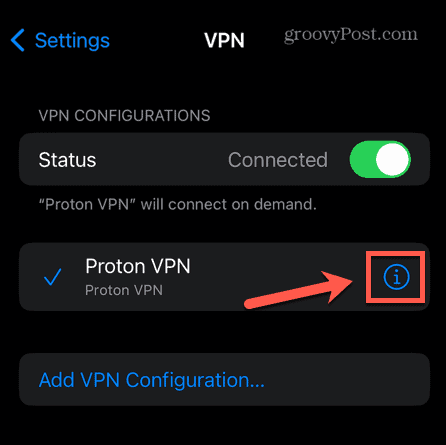 Informacje o VPN dla iPhone'a