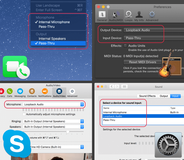Loopback umożliwia użytkownikom komputerów Mac kierowanie dźwięku z Zoom lub Skype do OBS Studio w celu przechwycenia dźwięku współgospodarza.