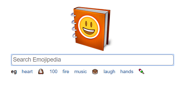 Emojipedia to wyszukiwarka emotikonów.