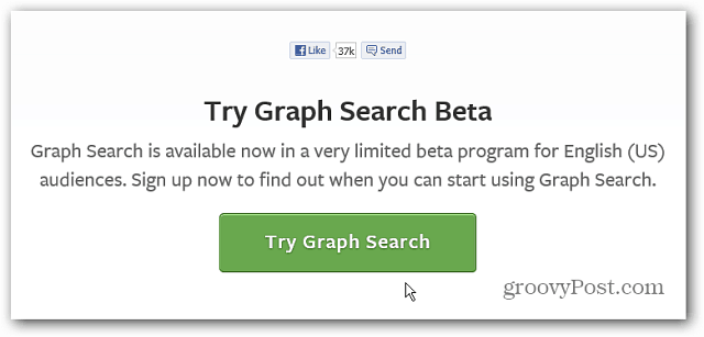 Zarejestruj się, aby uzyskać nową wersję Facebook Graph Beta Search