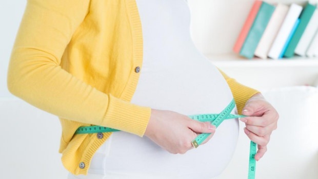 zwiększenie masy ciała podczas ciąży