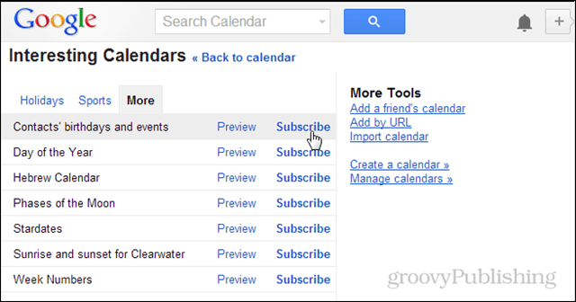 Jak skopiować urodziny kontaktów do kalendarza Google