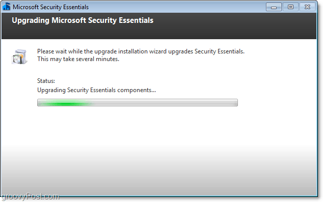proces aktualizacji Microsoft Security Essentials 2.0 beta