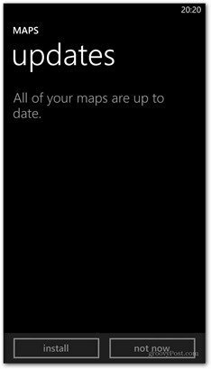 Aktualizacja map systemu Windows Phone 8