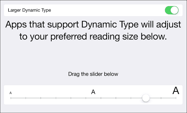 Wskazówka dla systemu iOS 7: zwiększ tekst, pogrub go i łatwiej odczytaj