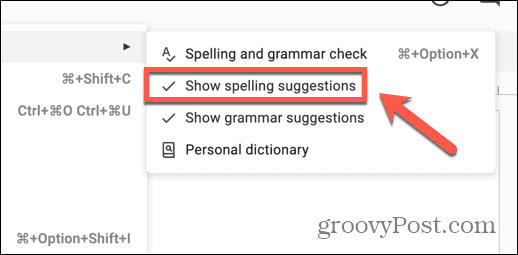 Dokumenty Google pokazują sugestie dotyczące pisowni