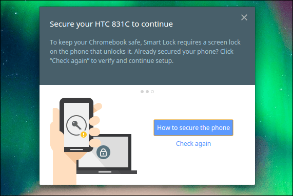blokada ekranu Chromebook