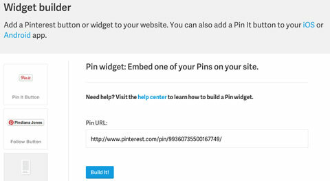 narzędzie do tworzenia widgetów pinów