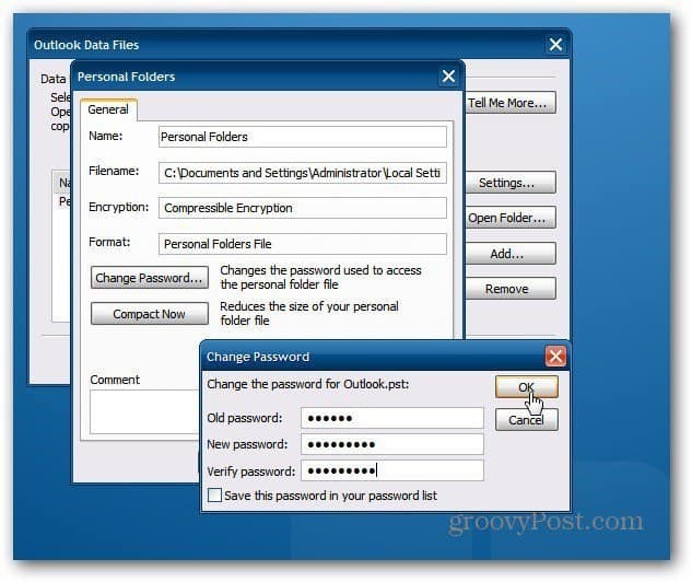 Jak zabezpieczyć hasłem plik PST programu Outlook