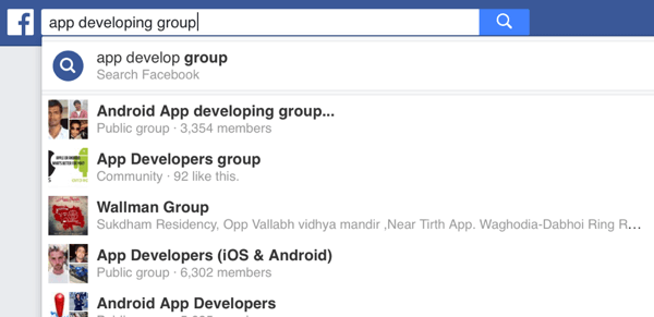Facebook ma grupy dla praktycznie każdej niszy.