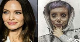 Powiedział, że będzie wyglądał jak Angelina Jolie, zamienił się w zombie!