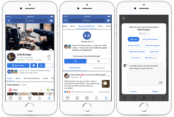 Facebook przeprojektował strony ponad 80 milionów firm na swojej platformie, aby ułatwić ludziom interakcję z lokalnymi firmami i znalezienie tego, czego najbardziej potrzebują.