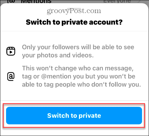 Ustaw swoje konto na Instagramie jako prywatne