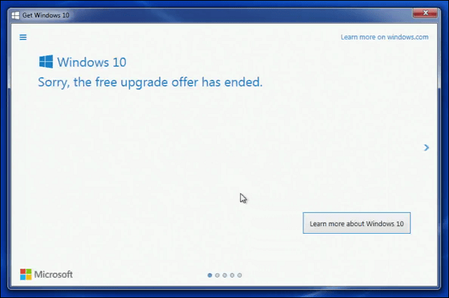 Microsoft Polecanie klientom Kontakt Wsparcie dla aktualizacji systemu Windows 10 nie zostało ukończone w terminie