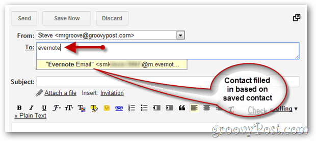 Jak korzystać z poczty e-mail, aby wysyłać informacje do notebooka Evernote