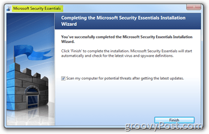 Zainstaluj Microsoft Security Essentials