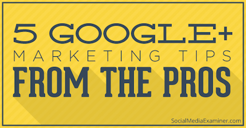 porady marketingowe Google Plus