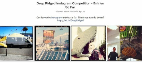 przykład konkursu na Instagram