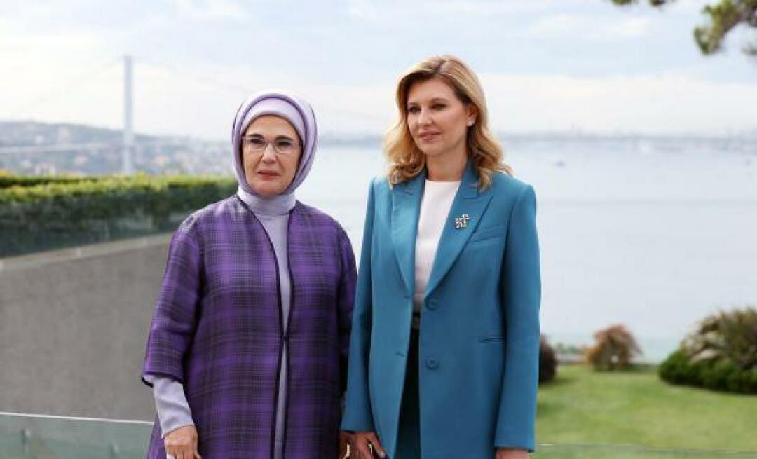 Emine Erdoğan gościła Olenę Zelenską, żonę Prezydenta Ukrainy!
