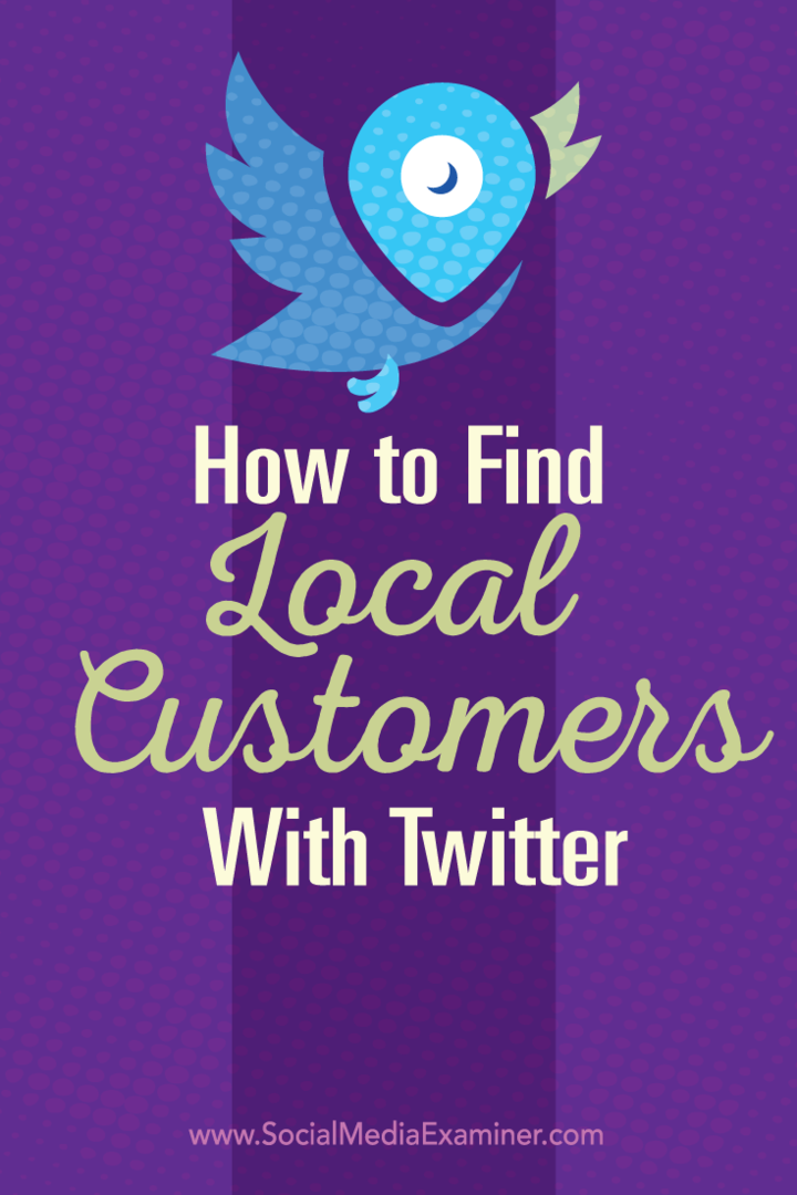 jak znaleźć lokalnych klientów za pomocą Twittera