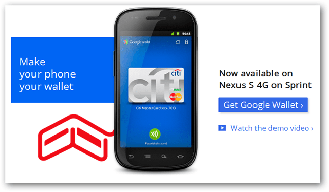 Portfel Google NFC