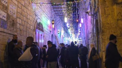 Ulice Jerozolimy są wspaniałe w Ramadanie