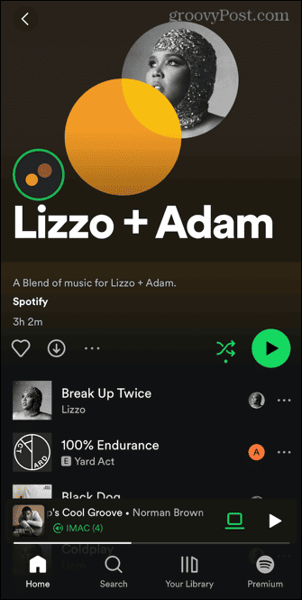 spotify mieszanka artystów