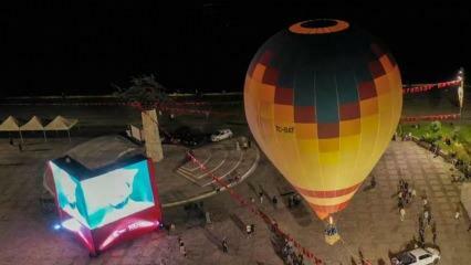 Festiwal Drogowy Kultury w Efezie trwa: Balony przywiezione z Nevşehir