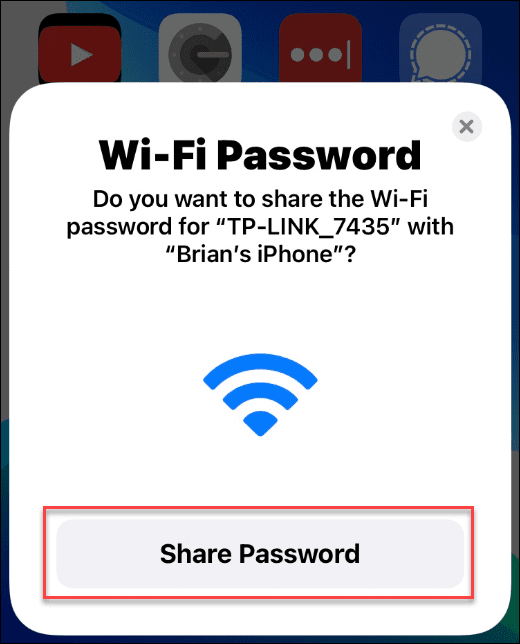 Udostępnij hasło Wi-Fi na iPhonie