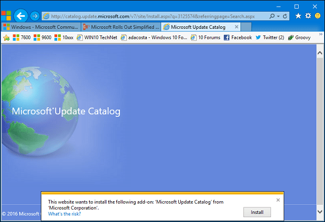 wykonaj kopię zapasową Windows Update 1