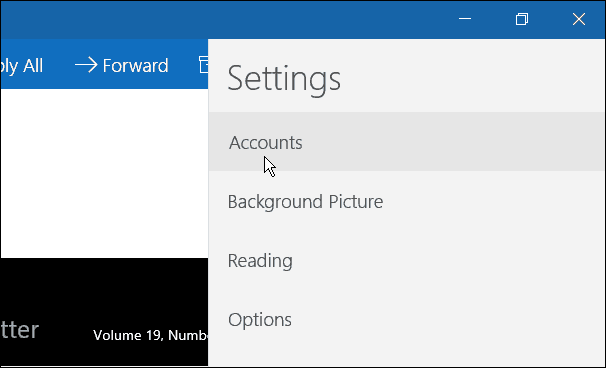Konta aplikacji pocztowych systemu Windows 10