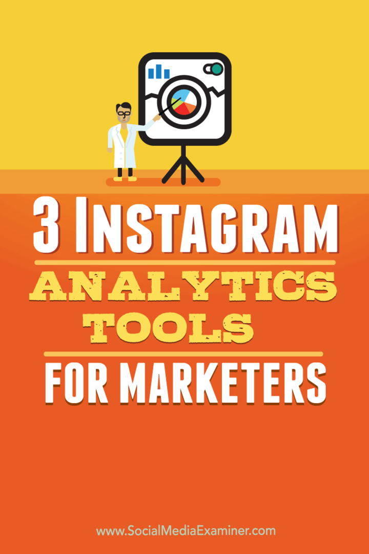 3 Narzędzia analityczne Instagrama dla marketerów: egzaminator mediów społecznościowych