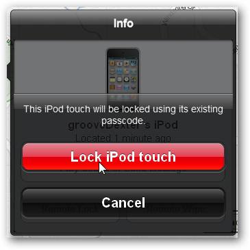 zablokuj iPoda touch lub iPhone'a, aby uniemożliwić dostęp
