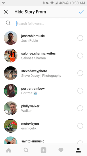 Możesz zablokować określonym obserwatorom na Instagramie wyświetlanie Twoich historii.