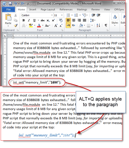 Jak przypisywać stylowe skróty klawiaturowe w programach Word 2010 i Word 2007
