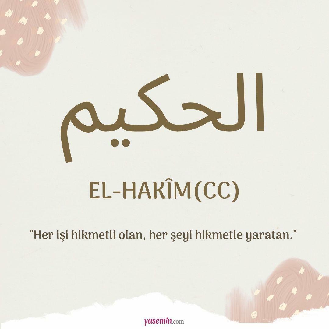 Co oznacza al-Hakim (cc)?