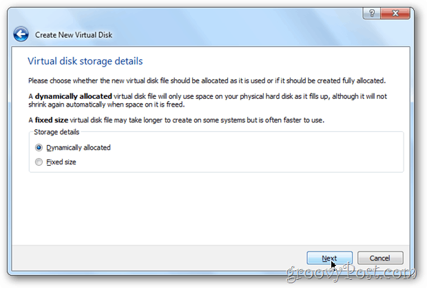 VirtualBox dynamiczny czy naprawiony? Windows 8