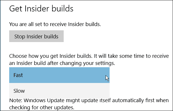 Windows 10 Insider builds