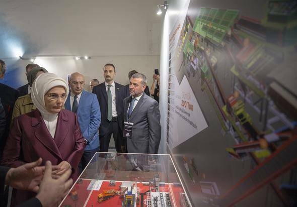 Pierwsza dama Erdoğan podczas otwarcia projektu transformacji w Kentpark!