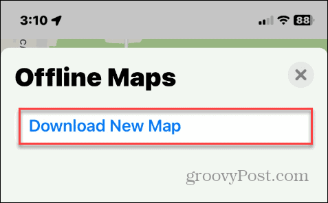 Pobierz nową mapę do użytku offline