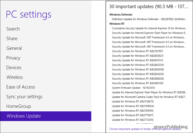 Aktualizacja Windows RT