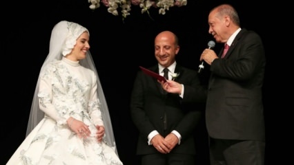 Prezydent Erdoğan, poseł Ali İhsan Arslan, był świadkiem małżeństwa