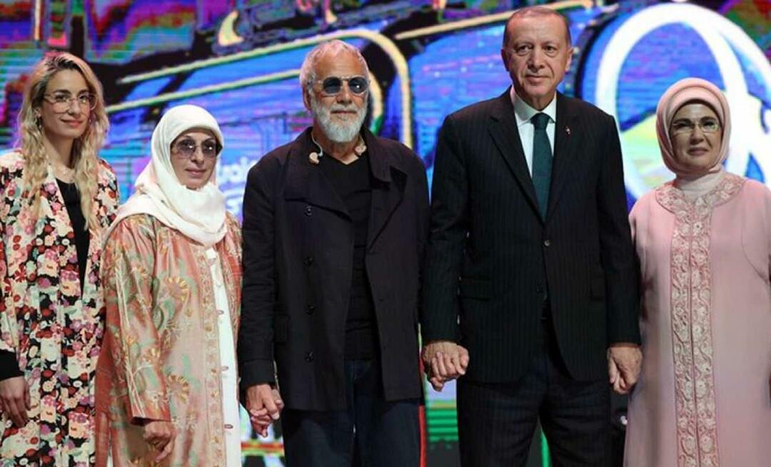 Yusuf Islam dał swoją gitarę prezydentowi Erdoganowi!