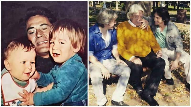 Cüneyt Arkın udostępnił swoje zdjęcia wykonane 40 lat temu ze swoimi dziećmi