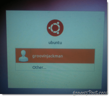 wybierz nowego użytkownika ubuntu