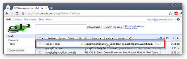 Gmail - skrzynka weryfikacyjna