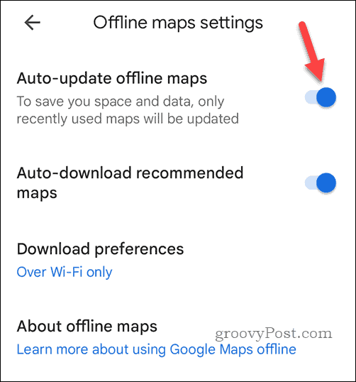 Automatycznie aktualizuj mapy Google Maps w trybie offline