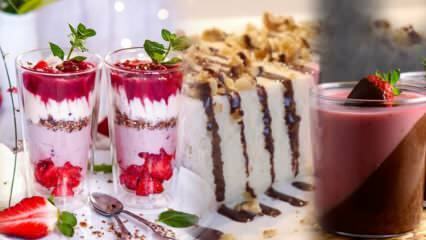 Czy mleczno-słodki deser przybiera na wadze? Ile kalorii mają lekkie desery? Dopasuj przepis na deser mleczny
