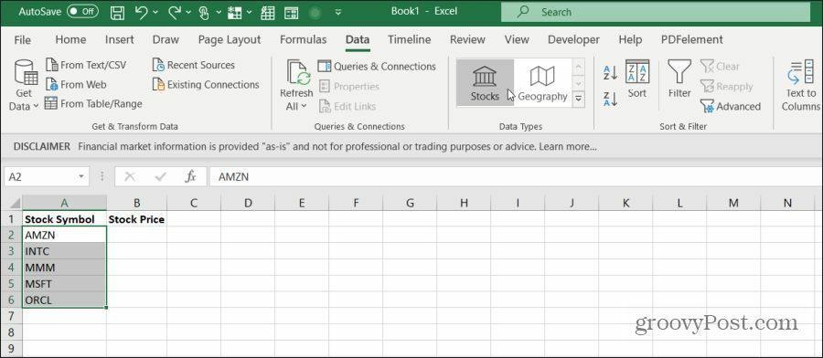 importowanie zapasów do programu Excel